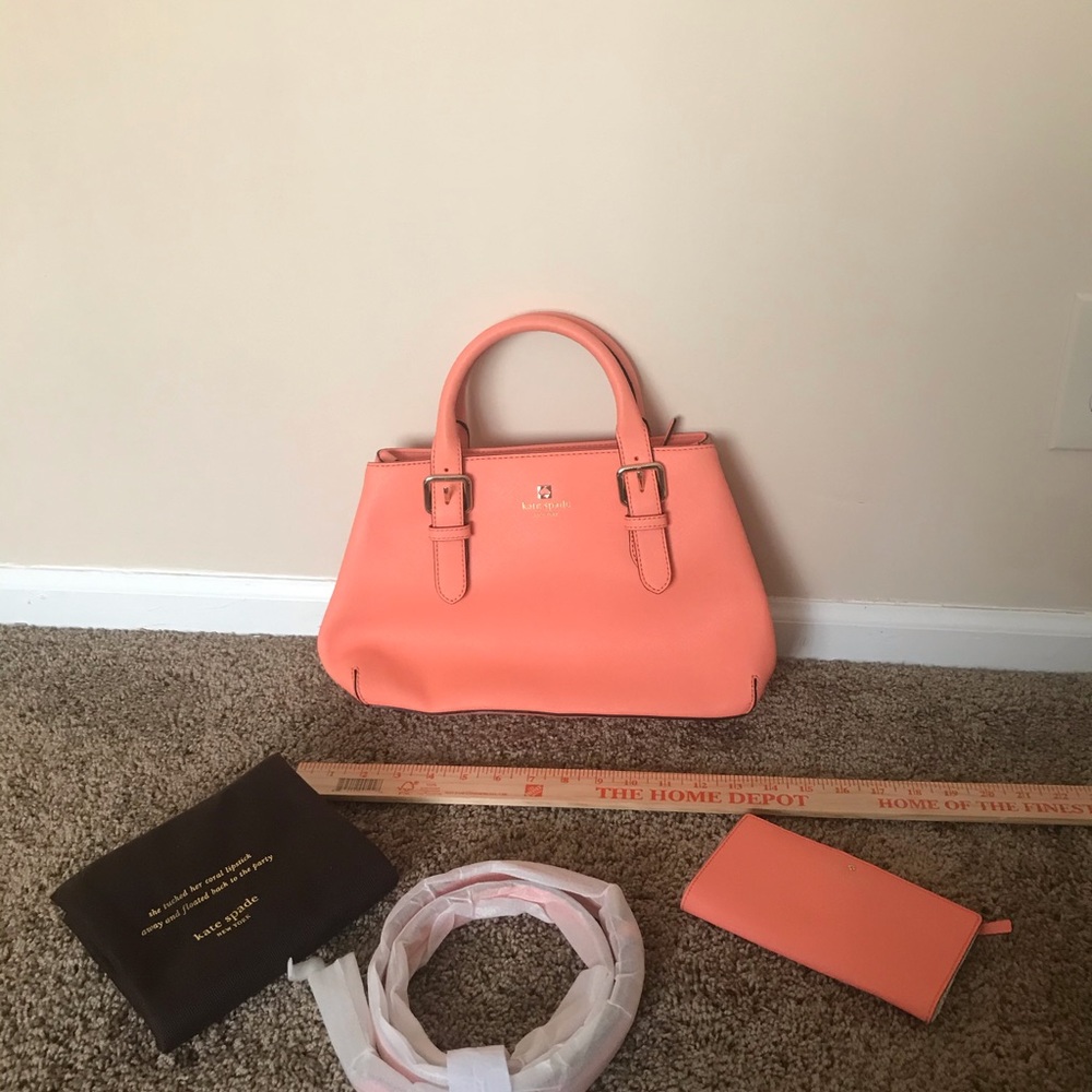 Coral Kate Spade bag